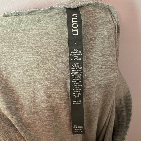 Vuori Women size Large Gray Performance Jogger Sweatpants Athleisure Loungewear - Picture 3 of 13